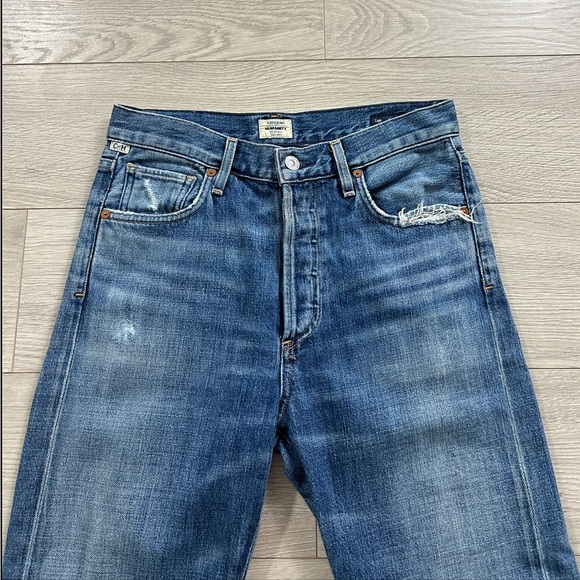 Citizen of Humanity Liya High Rise Classic Fit Crop Jeans - Picture 4 of 14